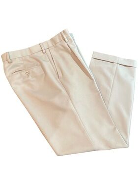 Saddlebred Pleated Front Cuff Dress Pants Men’s W34 L30